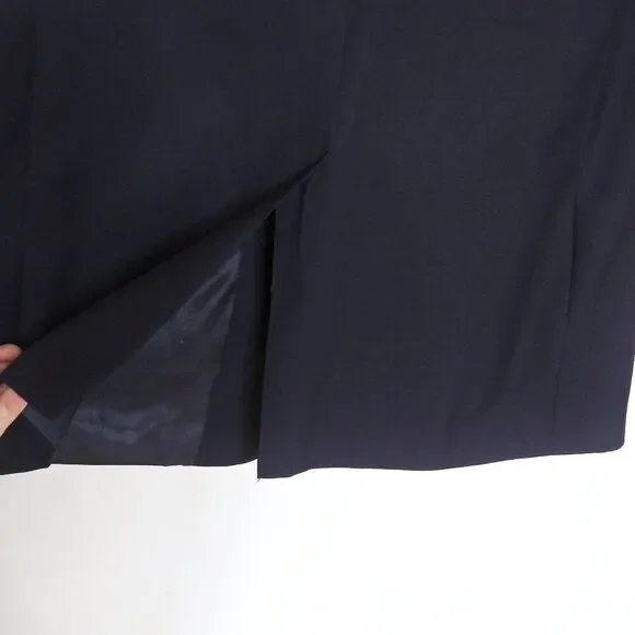Vintage BURBERRYS‎ Super 100's Wool Blazer Suit Jacket Sport Coat Navy Blue 40L